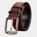 Men Genuine Leather 105 110 115 120 125 130cm Retro Wild Pin Buckle Jeans Suits Cowhide Belt