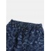 Mens Paisley Print Drawstring Ethnic Style Jogger Pants With Pocket