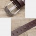 Men Genuine Leather 110 115 120 125cm Square Pin Buckle Wild Casual Jeans Suits Cowhide Belt