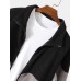 Mens Colorblock Patchwork Zip Front Lapel Casual Raglan Sleeve Cardigans